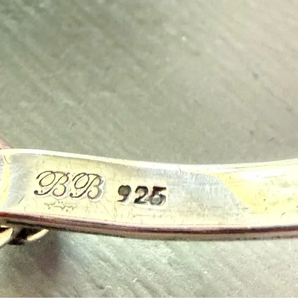 BB Becker 925 Sterling Silver Friends Inspirational Hook Bracelet
